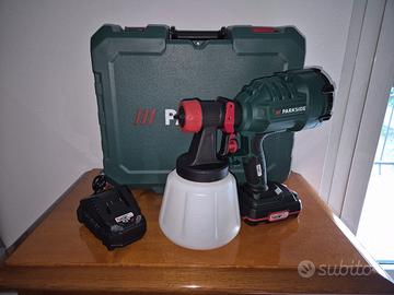 Pistola per verniciare Parkside 20 V con batteria 