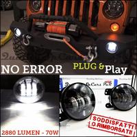 Fari FENDINEBBIA LED PER JEEP WRANGLER JK 6500K