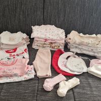 Lotto abbigliamento bimba 0-3 mesi