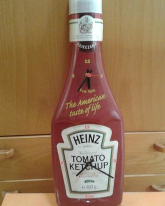 Orologio da parete promo Ketchup Heinz
