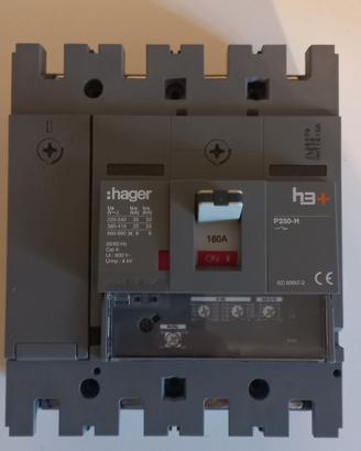 interruttore automatico scatolato  HAGER 4 poli
