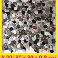 Ciottoli di fiume, PIASTRELLE.