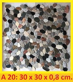 Ciottoli di fiume, PIASTRELLE.