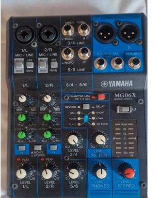 Mixer yamaha mg 06 x