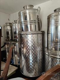Fusti acciaio inox olio e vino