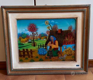 🎨 Dipinto Originale Naïf