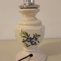 Abat jour in ceramica decorata a mano