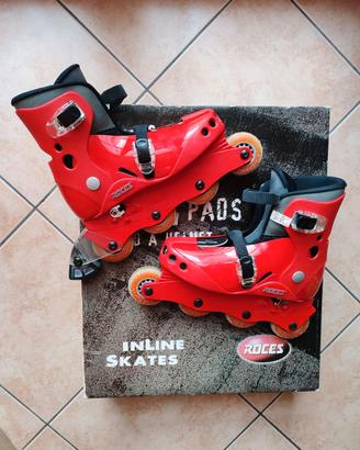 PATTINI IN LINEA ROCES PIU' POLSIERE E GINOCCHIERE