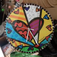 Orologio da parete vetro Romero Britto.