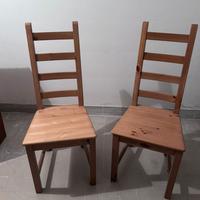 Sedie legno ikea