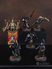 Chaplain Grimaldus e Retinue - Black Templar