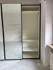 Armadio da camera laccayo nero