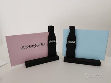 portalistini / segnatavoli Coca-cola