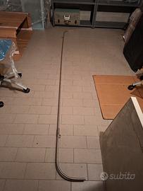 Barra per tende in acciaio