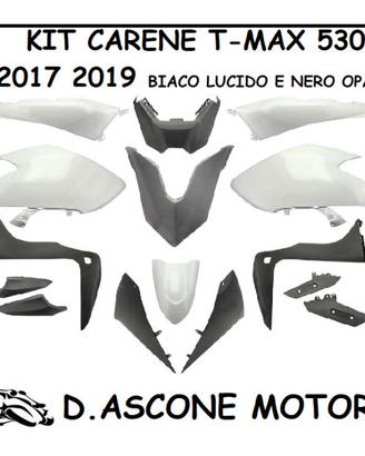 KIT CARENE TMAX 530 2017 2019 BIANCO LUCIDO E NERO