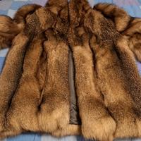 Pelliccia vera Volpe Argentata Made Italy 