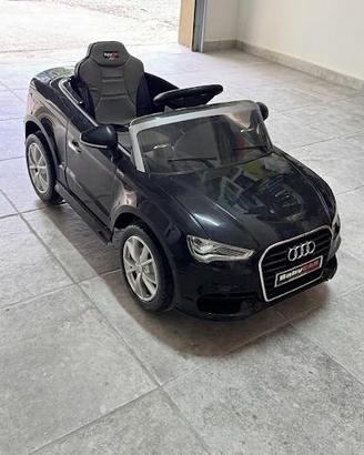 AUDI A3 BABYCAR 12V – BATTERIE NUOVE E TELECOMANDO