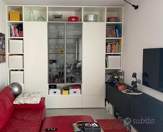 Libreria + mobile tv legno Sangiacomo