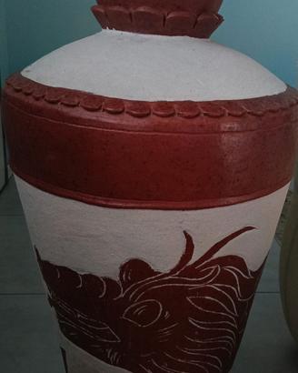 Vaso h 1 metro Anfora raffigurante Drago 🐲🐉