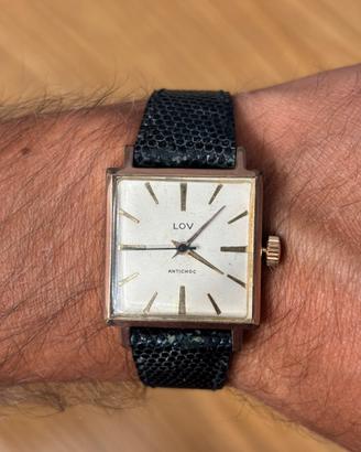 Orologio vintage LOV Antichoc anni '60