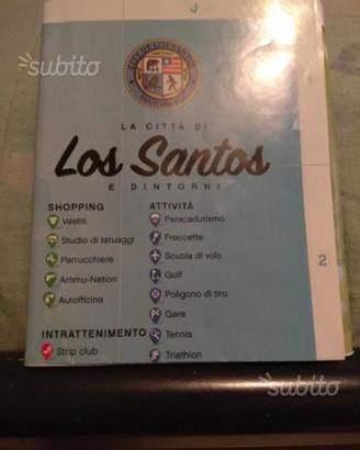 Mappa gioco Gta 5 ps4