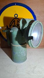 Lampada ad acetilene, carburo, militare.
