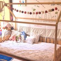 Letto casetta montessoriano