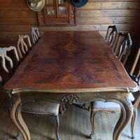 Tavolo chippendale usato + sedie