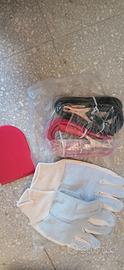 kit cavetti batteria guanti raschiaghiaccio