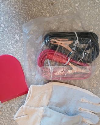kit cavetti batteria guanti raschiaghiaccio