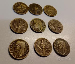 10 Centesimi Vittorio EMANUELE III n. 9 pezzi