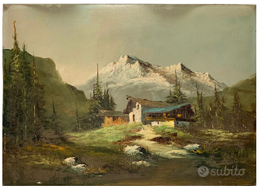 T. Mari - Olio su masonite - 50X70 cm