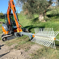 Pettine/abbacchiatore olive miniescavatore