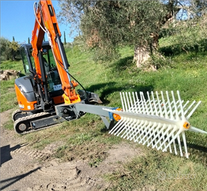 Pettine/abbacchiatore olive miniescavatore