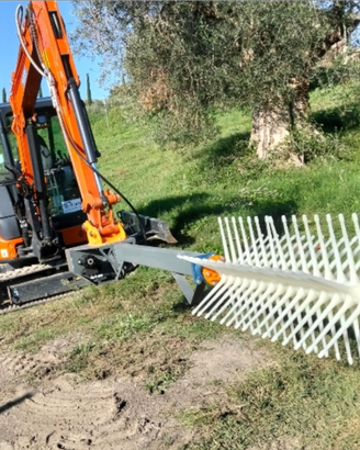 Pettine/abbacchiatore olive miniescavatore