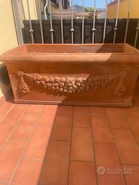 Fioriera terracotta