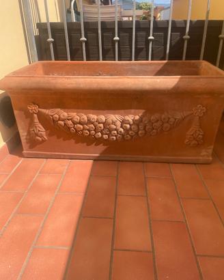 Fioriera terracotta