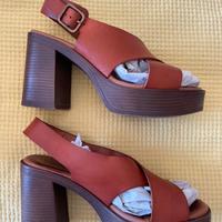 Scarpe formentera M07 marroni alte donna mya 38