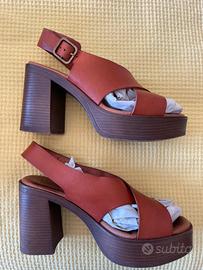 Scarpe formentera M07 marroni alte donna mya 38