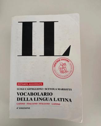 Il vocabolario latino dizionario 4 Edizione *RISTA