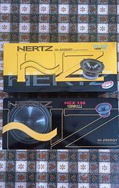 Casse Auto Hertz Hi-Energy HV130 + HCX130 Nuove