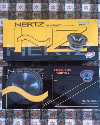 Casse Auto Hertz Hi-Energy HV130 + HCX130 Nuove