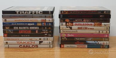 Lotto di 21 DVD di Film di Vari Generi Originali