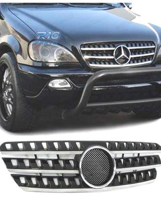 GRIGLIA MERCEDES CLASSE ML W163 98-05 NERO-CROMATO