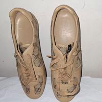 Scarpe donna Gucci con lacci n. 37 usate beige