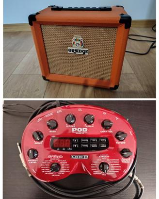Amplificatore chitarra elettrica + Multieffetto