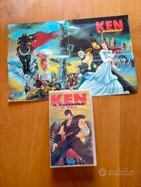 Film VHS Ken il guerriero Il Film 1986 + poster