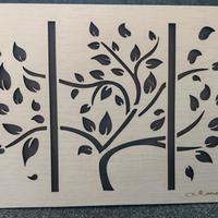 Scatola luce notturna disegno albero della vita