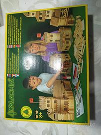 set di costruzioni di case in legno 