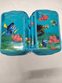 astuccio scuola "Nemo" 3 scomparti vuoto